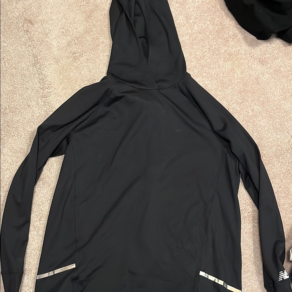 Black Hooded new balance hoodie women’s